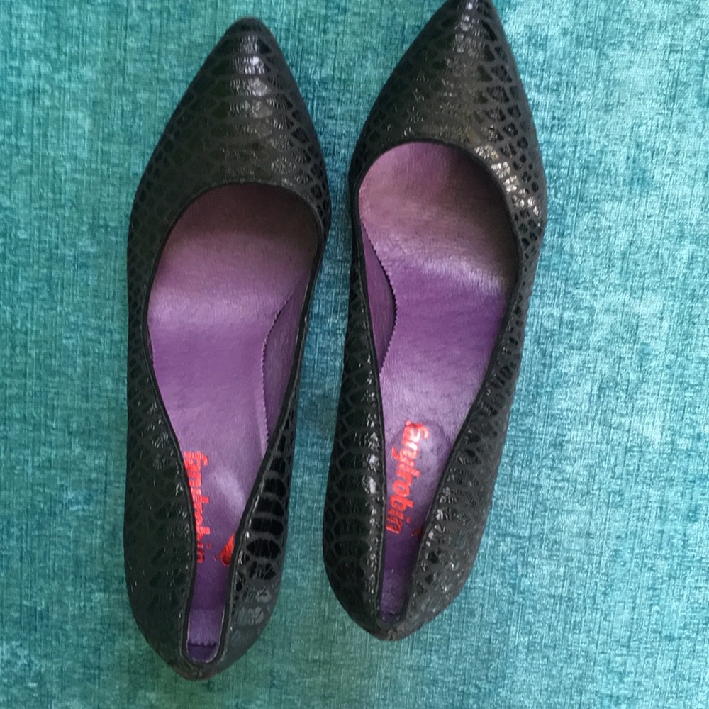 Faryl Robin Snake Print Heels